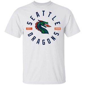 Seattle Dragons Tshirt official gear Collectible OFFICIAL XFL WEAR